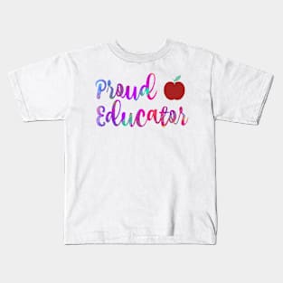 Proud Educator Kids T-Shirt